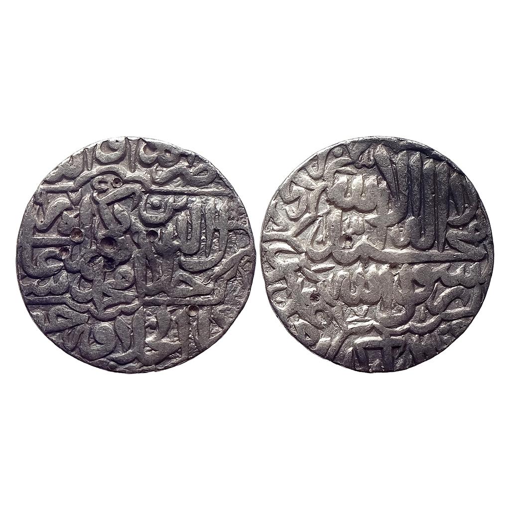Mughal Akbar Dar al-Khilafat Jaunpur Mint Silver Rupee