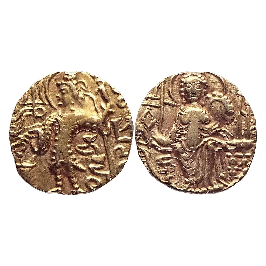 Ancient Post Kushana Series Kipunada Gold Dinara