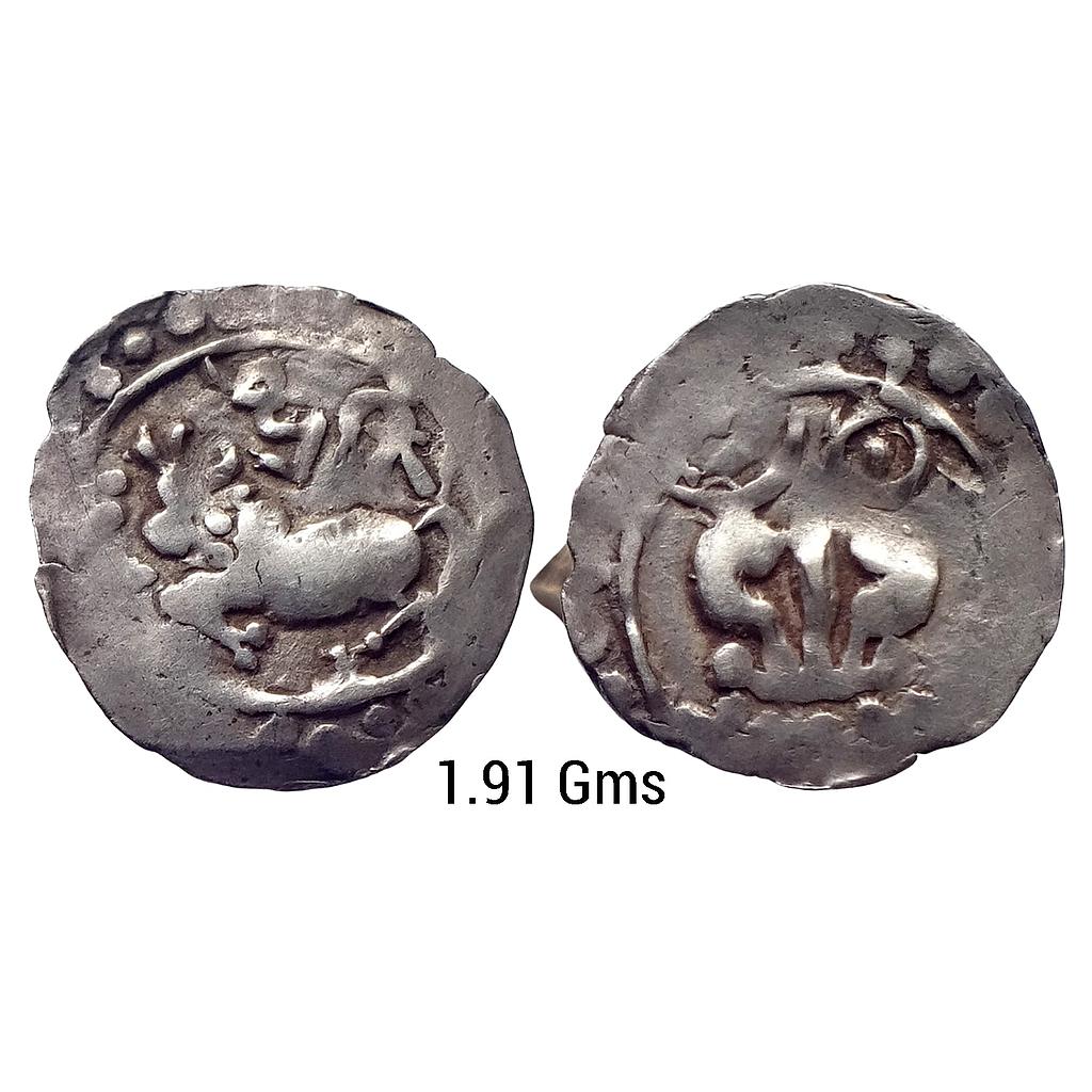 Ancient Samatata Chandra Dynasty Pritichandra Silver Fraction Unit Plate Specimen