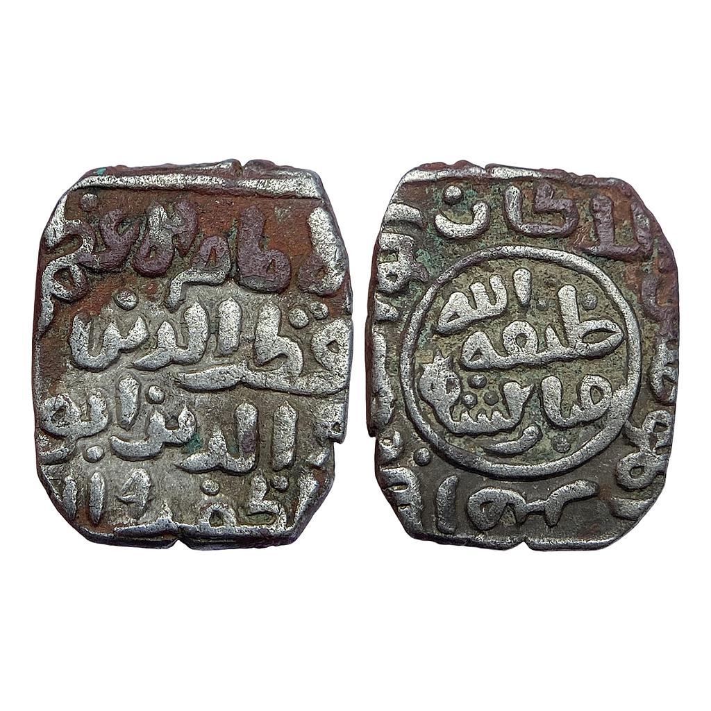 Delhi Sultan Qutb al-Din Mubarak Shah NM ND Billon 12 Gani