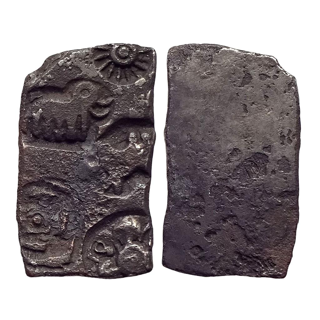 Ancient Punch Marked Coinage of the lower Ganga Valley Nanda Empire Silver Karshapana