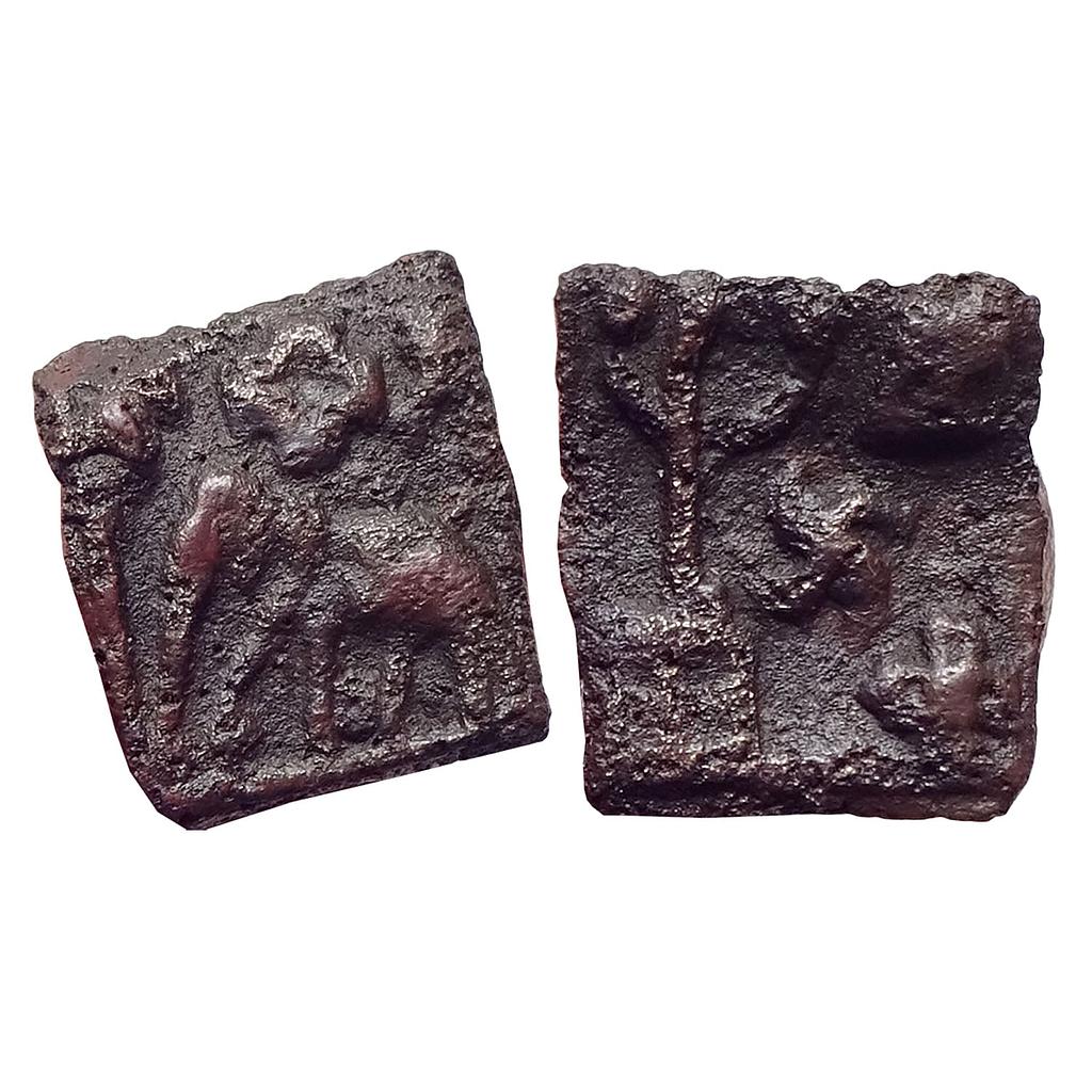 Ancient North India Elephant Type Cast Copper Unit