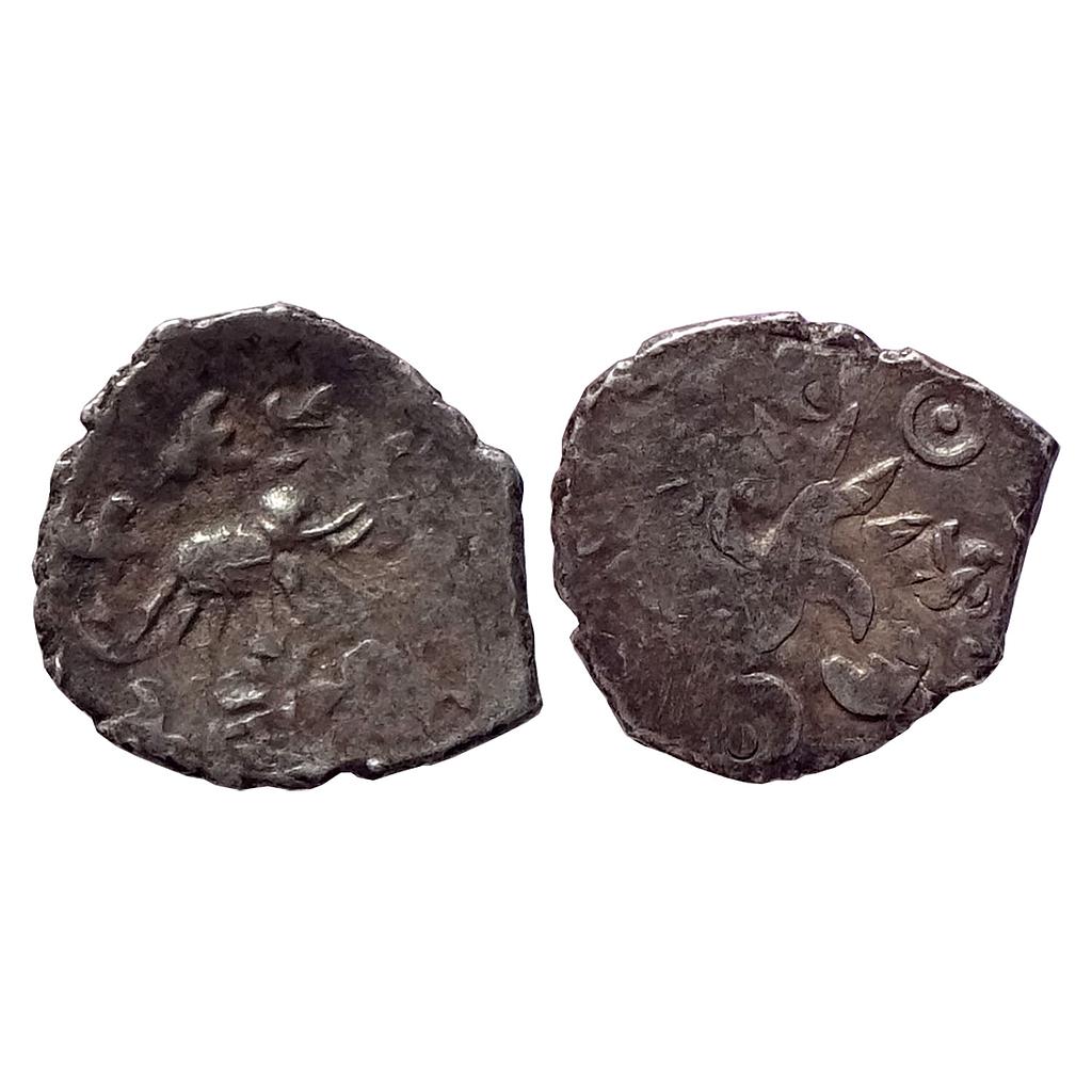 Ancient Saurashtra Janapada Silver 1/4 Karshapana