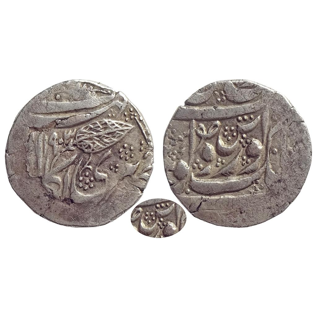 IK Sikh Empire Shaikh Imam ad din Amir al-mulk Bahadur as Governor Kashmir Mint Silver Rupee