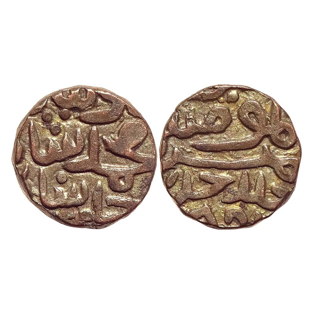 Gujarat Sultan Nasir al-Din Mahmud I Billon Tanka 80 Rati