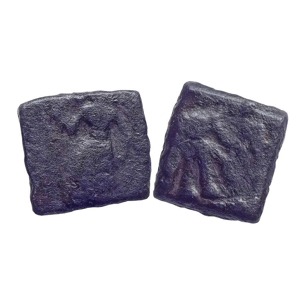 Ancient, Pre-Satavahana, Bena a river Goddess from Vidarbha (Paoniares), Copper Unit