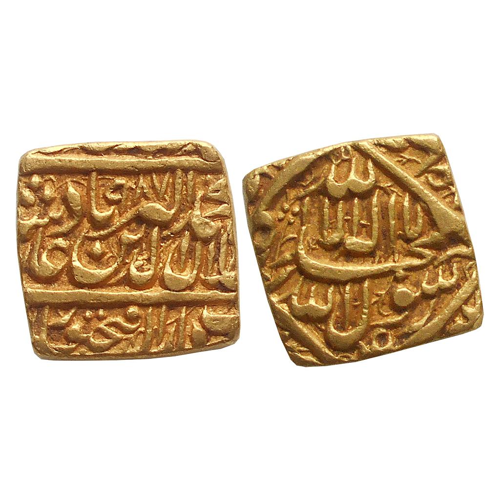 Mughal Akbar Dar us-Sultanat Fathpur Mint Gold Mohur