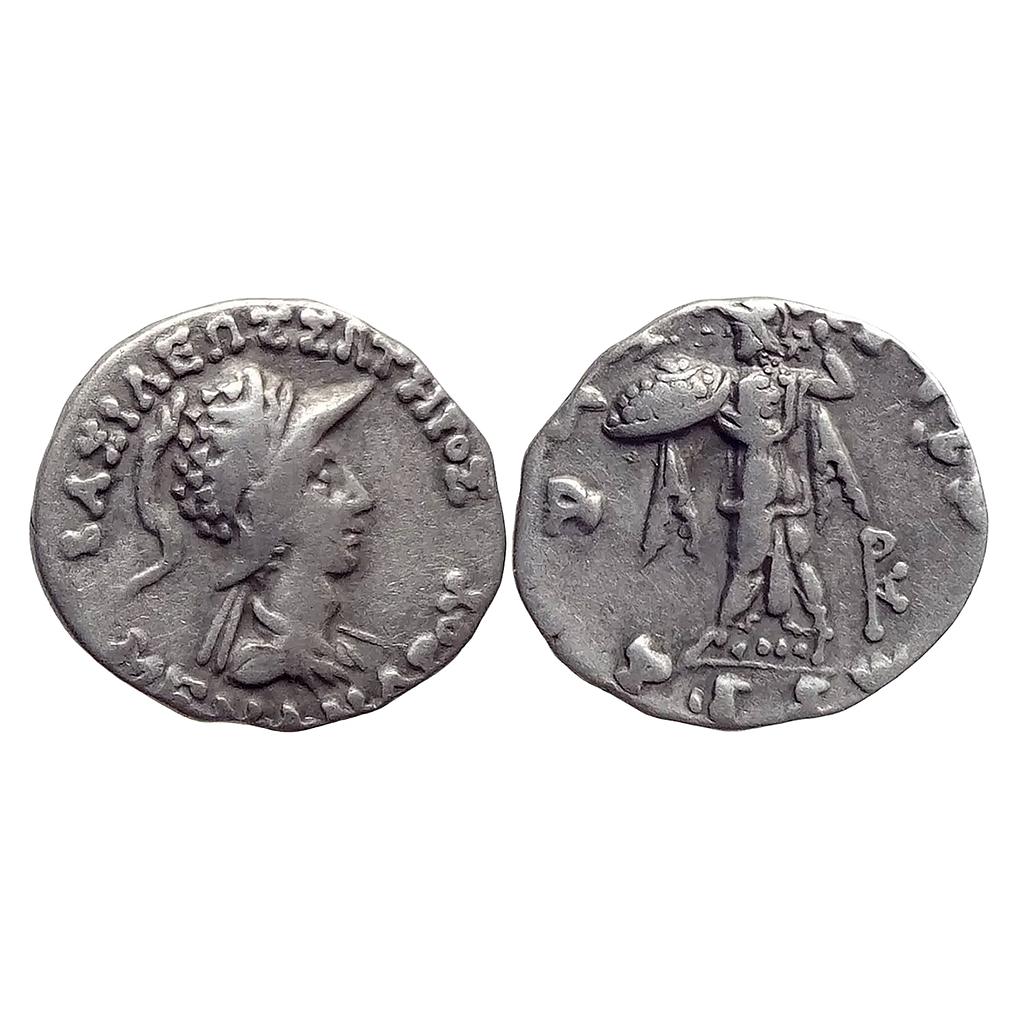 Ancient Indo-Greeks Menander I Silver Indian Drachm
