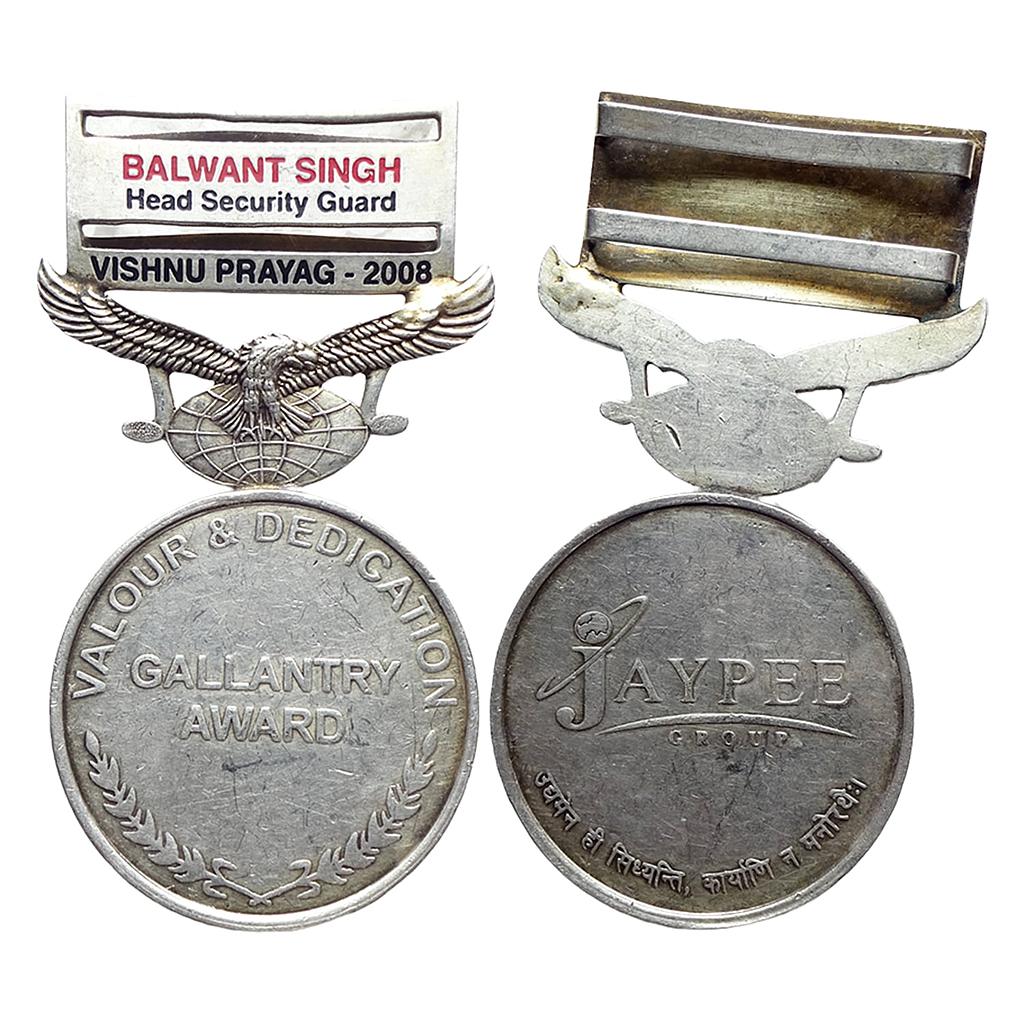 Jaypee Group Gallantary Award Valour &amp; Dedication Cupro-Nickel Medal