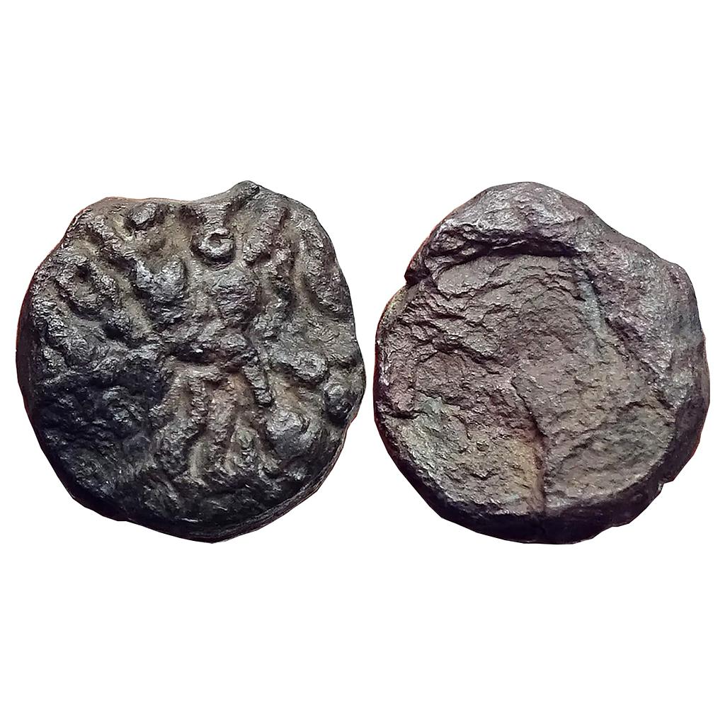 Ancient Mathura Region Brahmamitra Copper Fractional Unit