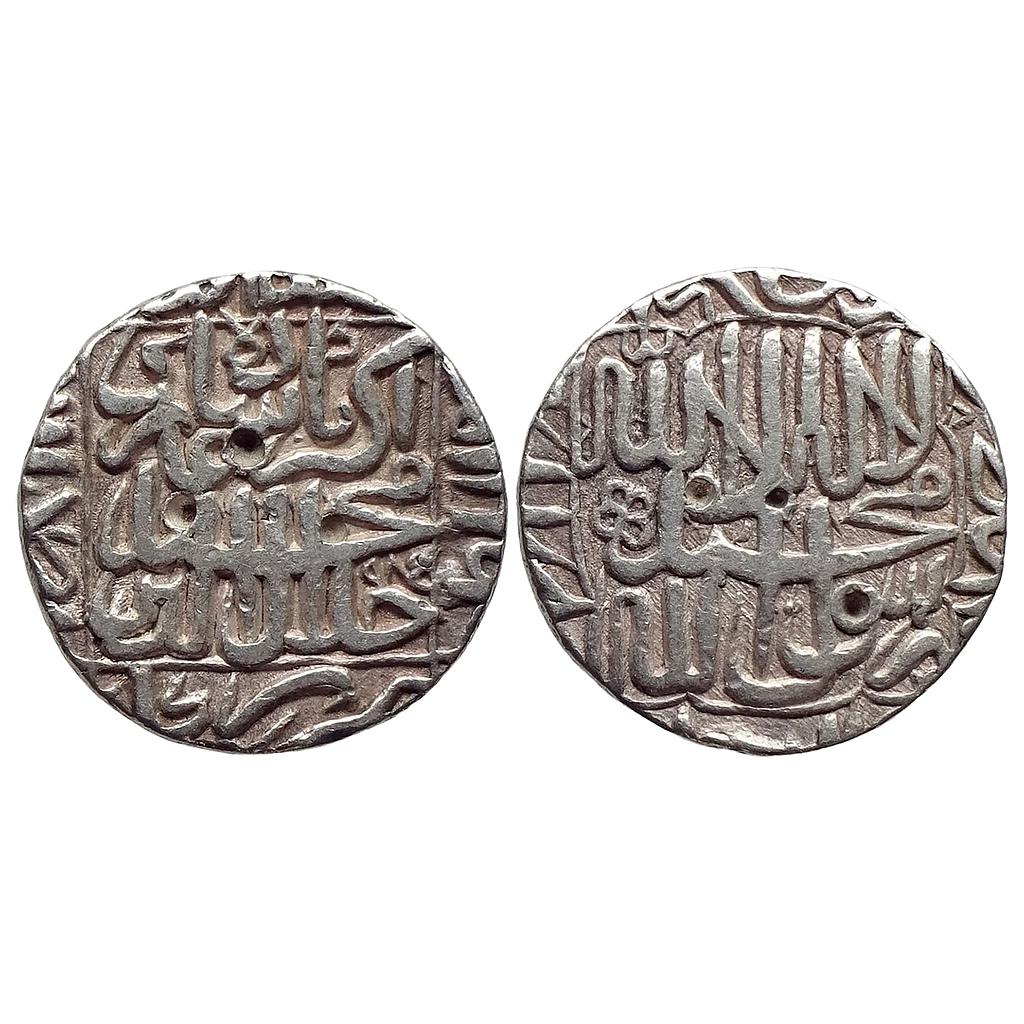 Mughal Akbar Bhakkar Mint Silver Rupee