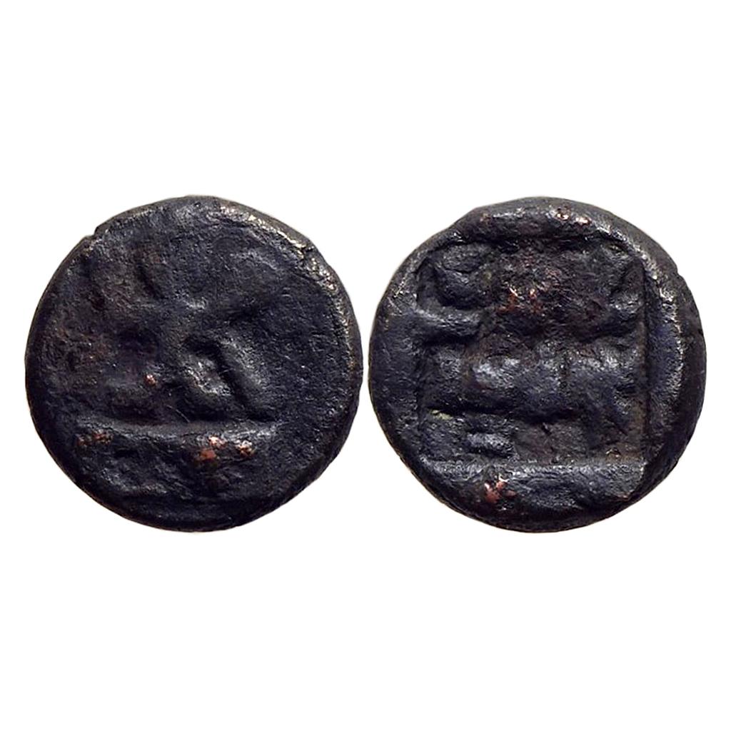Ancient Pre-Kushana Panchala Vishnumitra Copper Unit