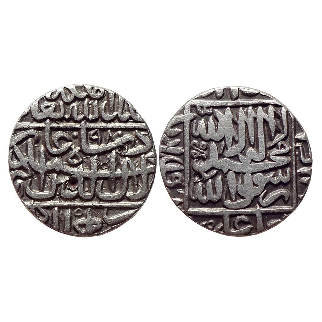 Mughal Akbar Ahmadabad Mint Silver Rupee