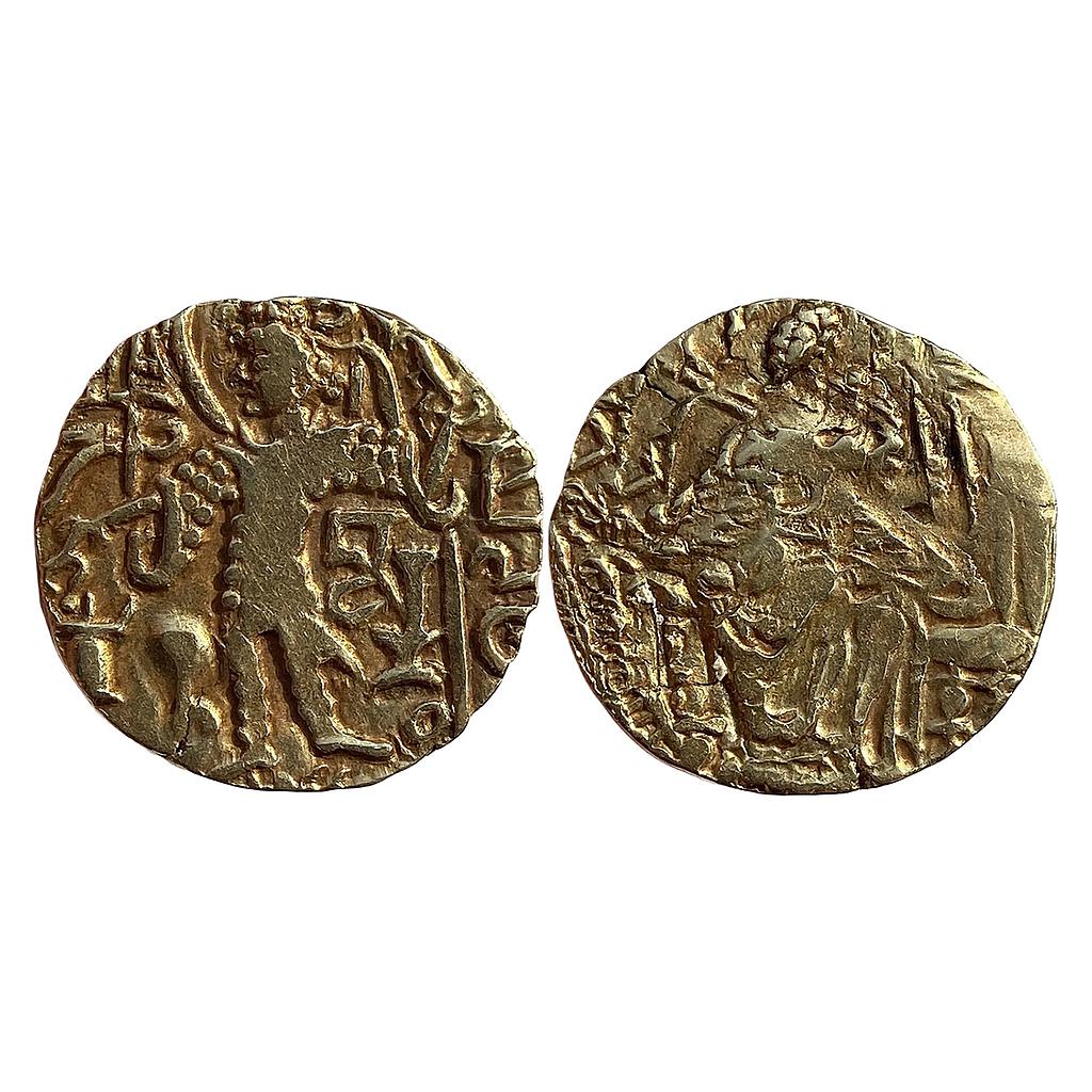 Ancient Later Kushanas Kipanada Gold Dinar
