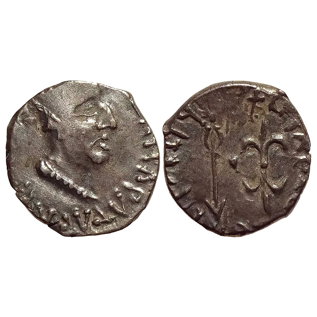 Ancient Western Kshtrapas Ksharata Dynasty Nahapana Silver Dramma