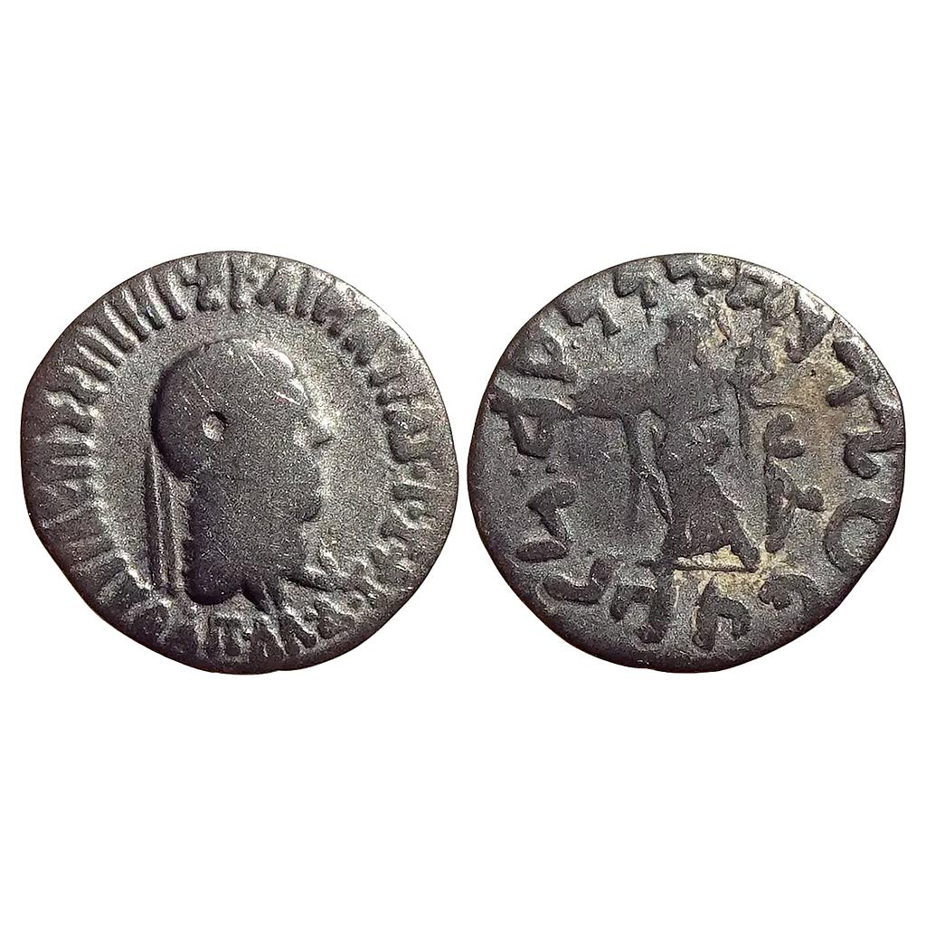 Ancient Indo-Greeks Apollodotus II Silver Indian Drachm