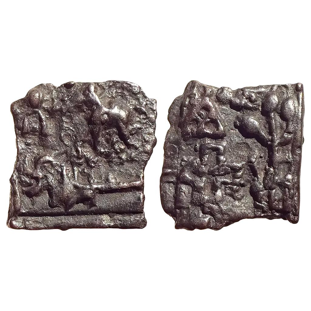 Ancient North India Generally Attributed to Sunga Dynasty Cast Copper Unit