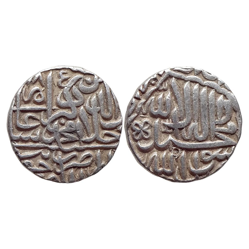 Mughal Akbar Dar al-Khilafat Jaunpur Mint Silver Rupee
