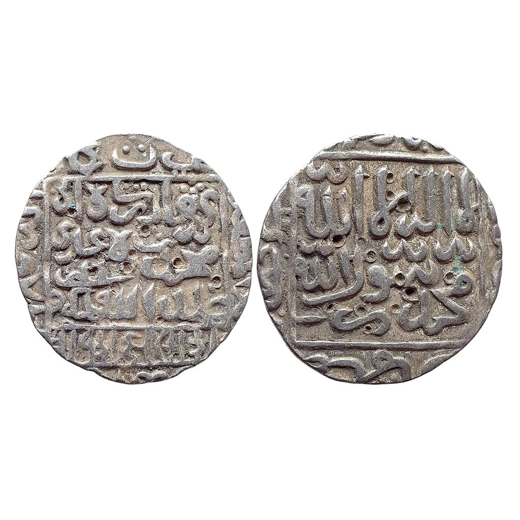 Bengal Sultan Giyath al din Bahadur Shah No Mint Silver Tanka