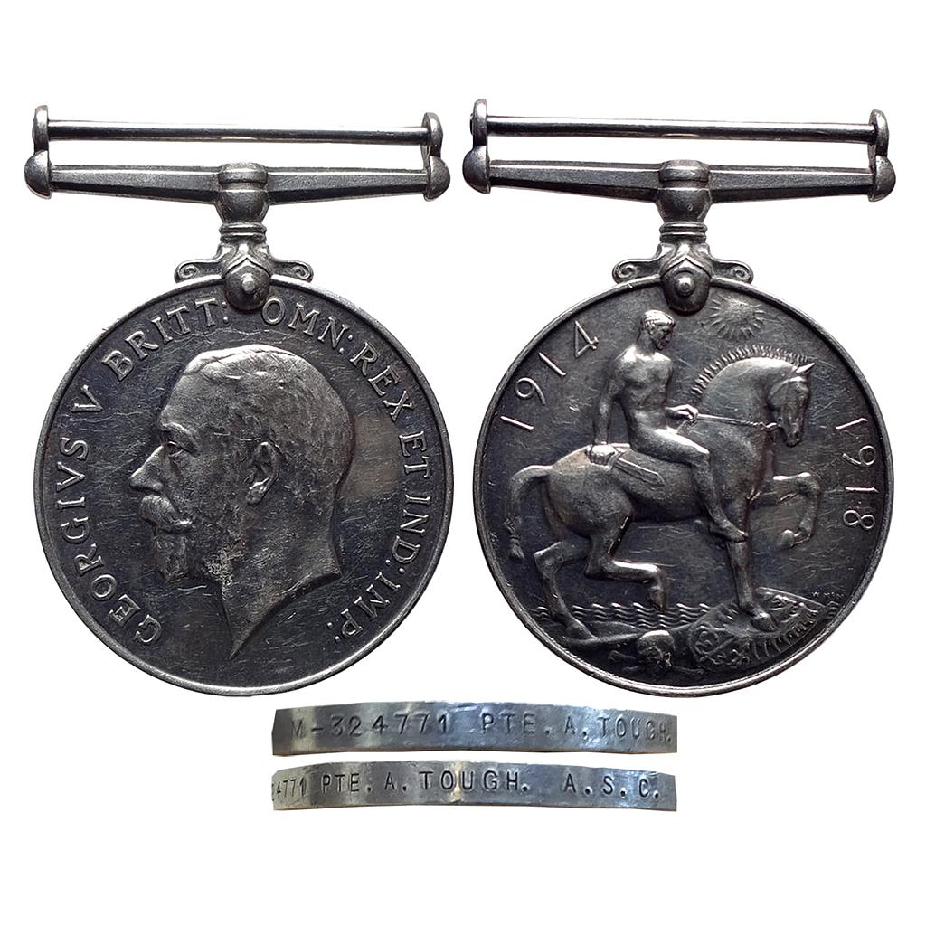 British War Medal George V AD 1914–1918 Silver Medal