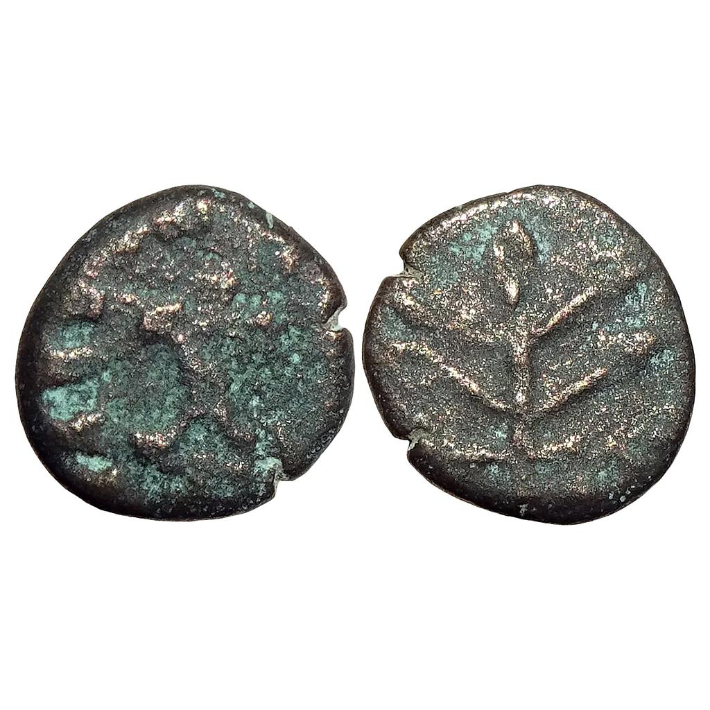 Ancient Newase-Paithan Western Kshatrapas Kshaharata Family Nahapana Copper Unit