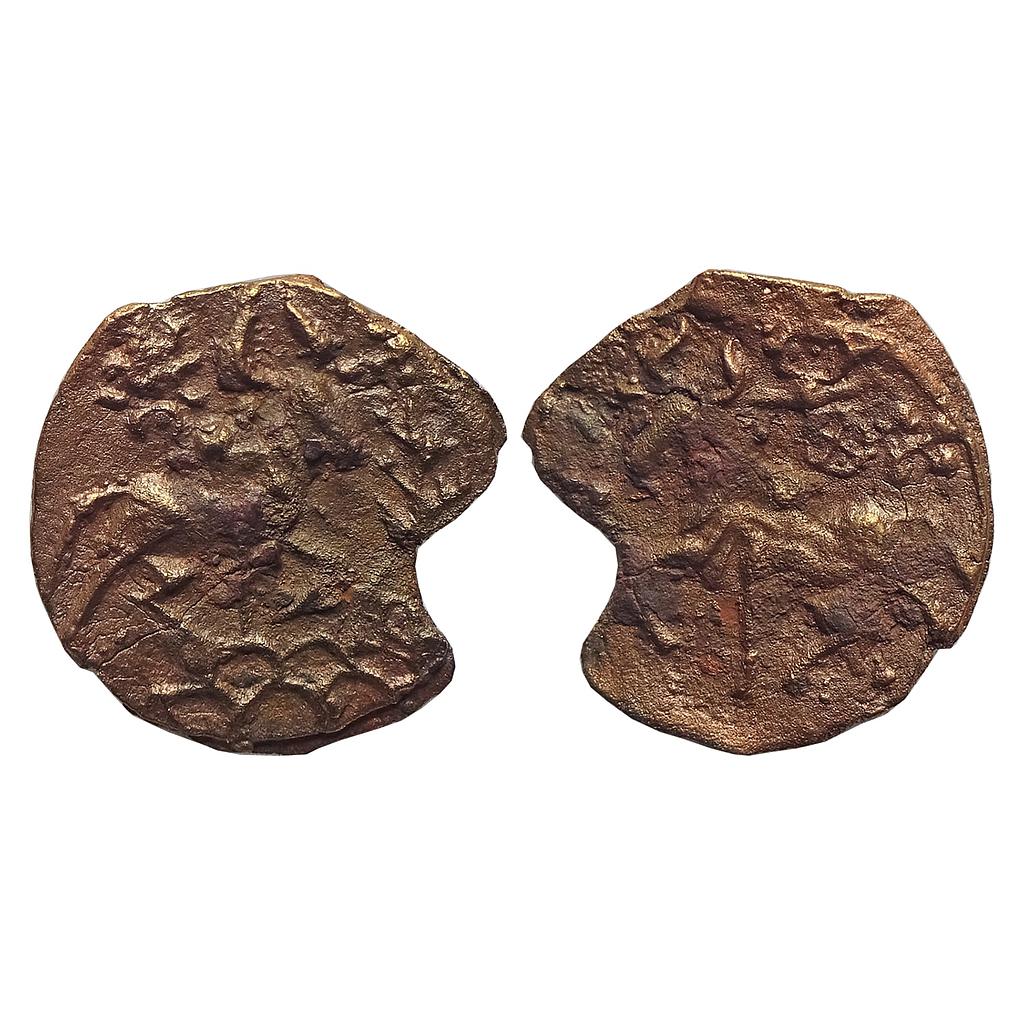 Ancient, Post-Mauryan, Kaushambi Region, Uninscribed type, Cast Copper