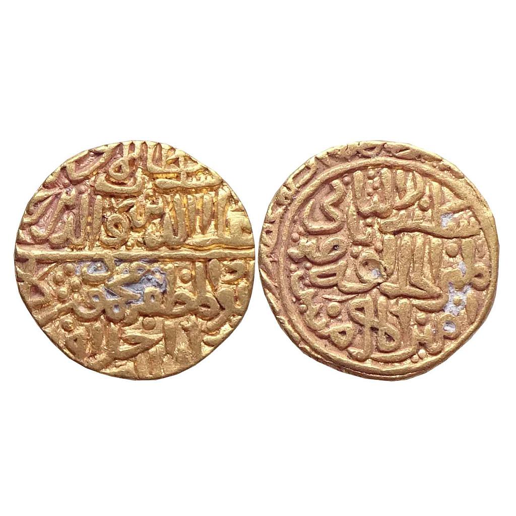 Malwa Sultanate Ala al-din Mahmud Shah I Shadiabad Mint Gold Tanka