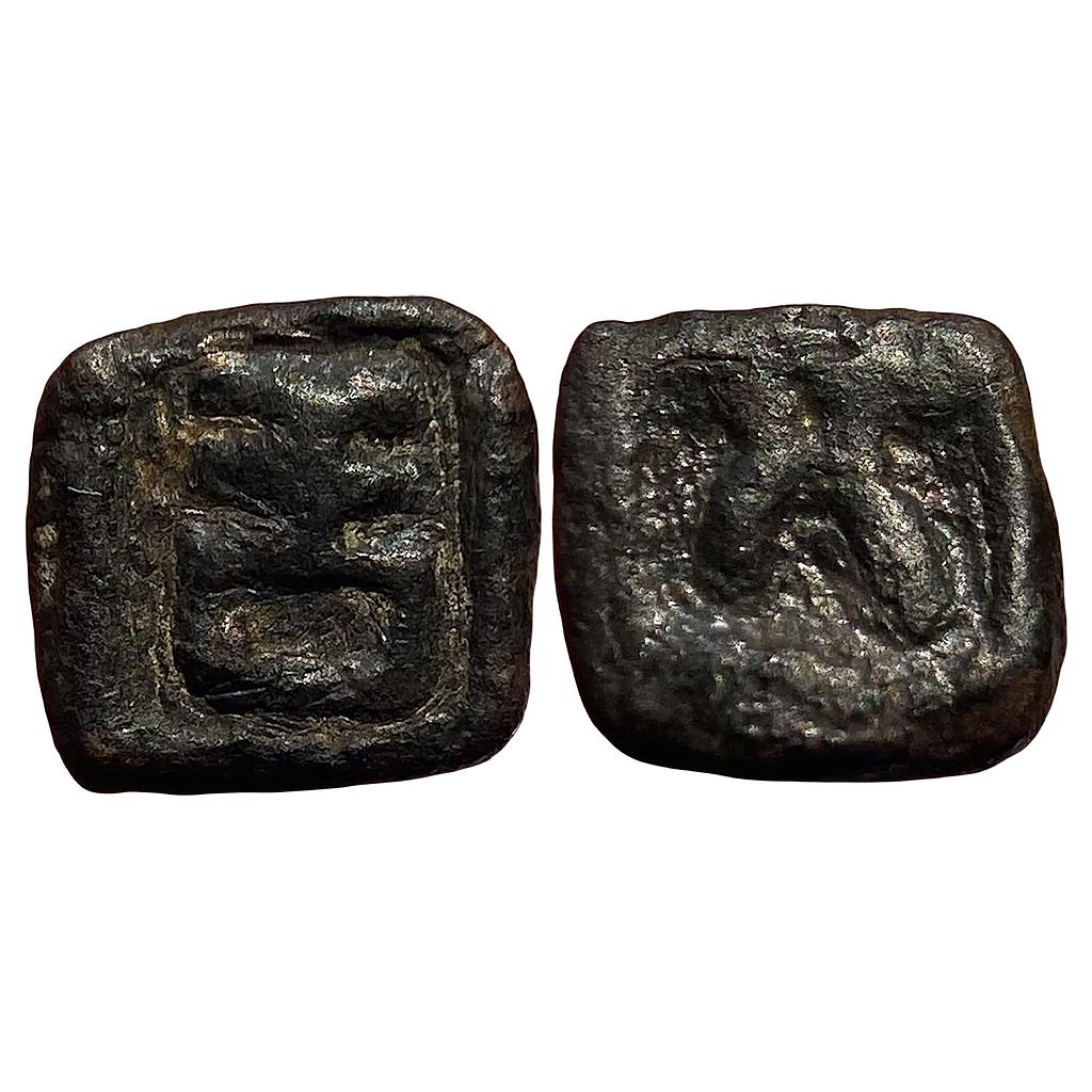 Ancient Post Mauryan Panchala Early Anepigraphic Series Copper Unit