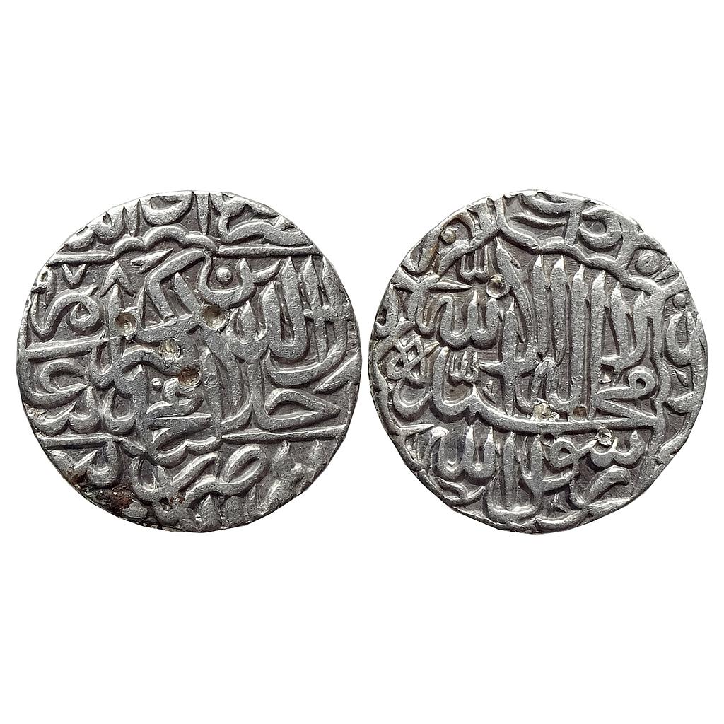 Mughal Akbar Dar al-Khilafat Jaunpur Mint Silver Rupee