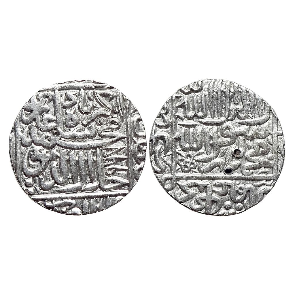 Mughal Akbar Gwalior Mint Silver Rupee