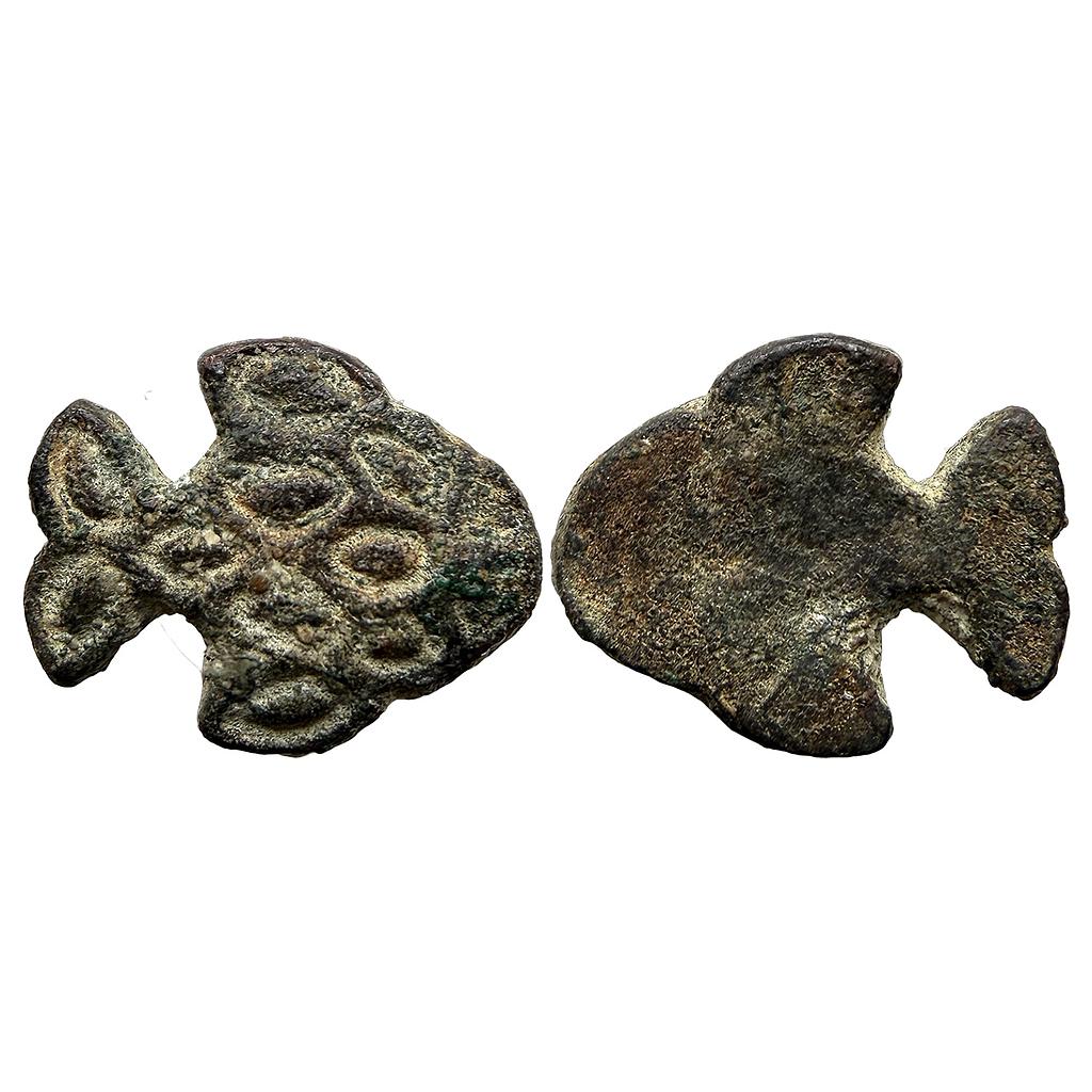 Ancient Fish shaped artifact Copper Artifact