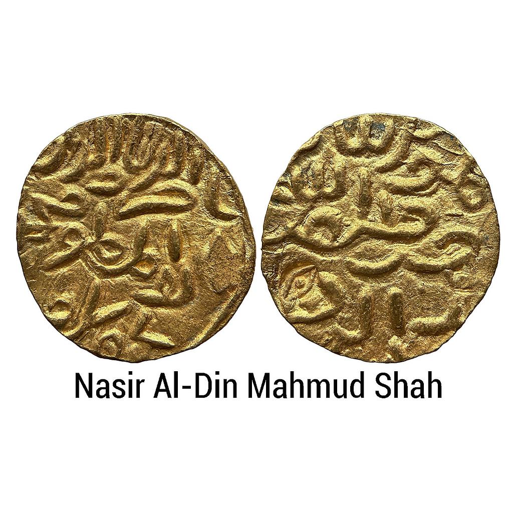 Bengal Sultan Nasir Al-Din Mahmud Shah No Mint Gold Tanka