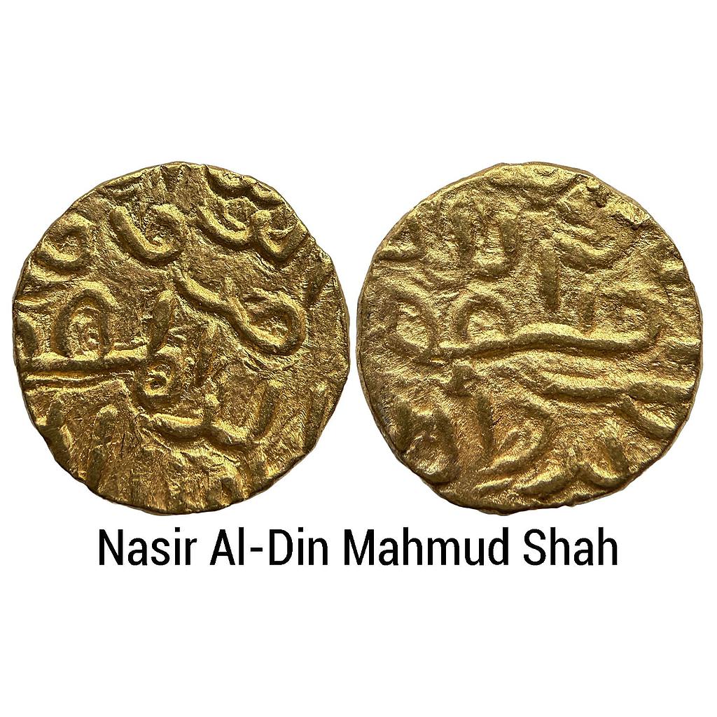 Bengal Sultan Nasir Al-Din Mahmud Shah No Mint Gold Tanka