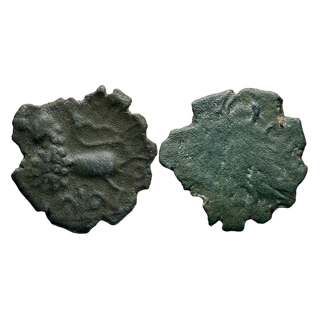Ancient Junnar Region Satavahanas Copper Fractional Unit