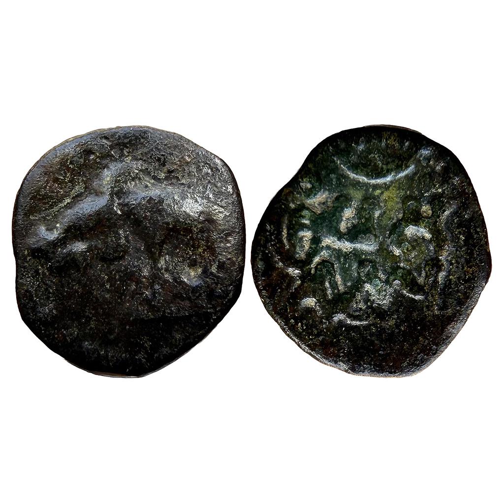 Hindu Medieval Rashtrakutas Rashtrakutas Prabhutavarsha Copper Unit