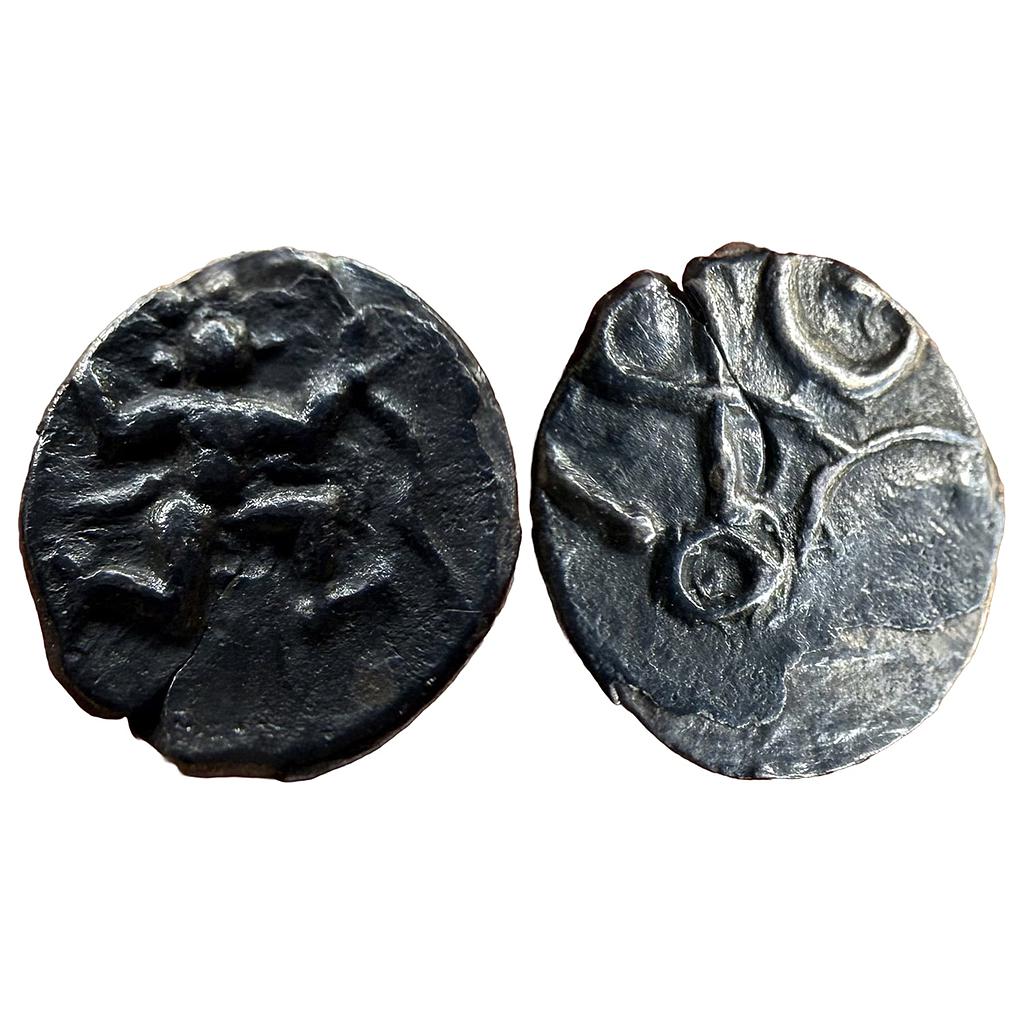 Hindu Medieval Shilaharas Silver Tara