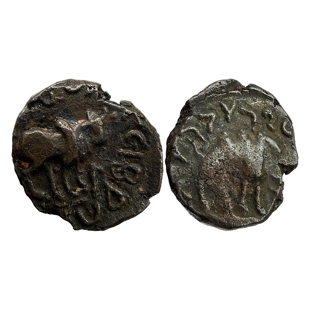 Ancient Kushan Kujula Kadphises Copper Unit