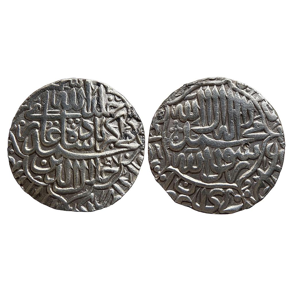 Mughal Akbar Agra Mint Silver Rupee