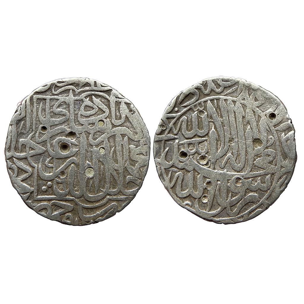 Mughal Akbar Hazrat Delhi Mint Silver Rupee
