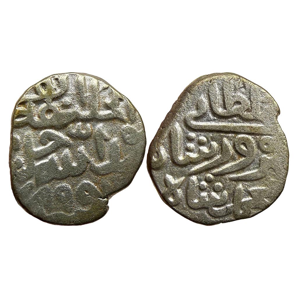 Delhi Sultan Muhammad bin Firuz Billon 80 Rati