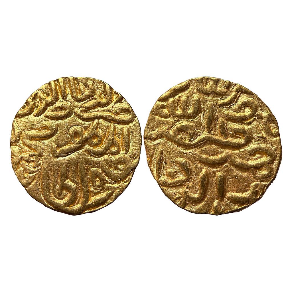 Bengal Sultan Nasir Al-Din Mahmud Shah No Mint Gold Tanka