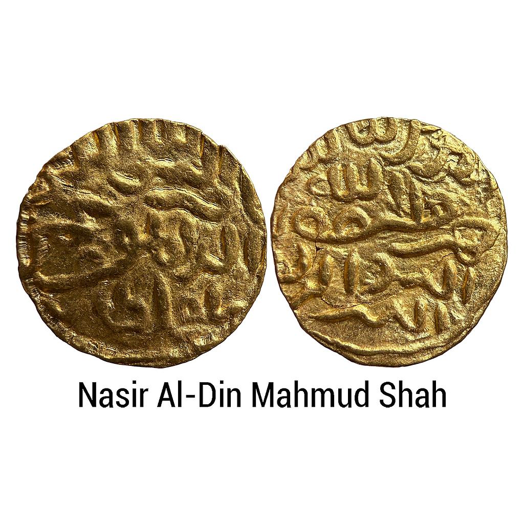 Bengal Sultan Nasir Al-Din Mahmud Shah No Mint Gold Tanka