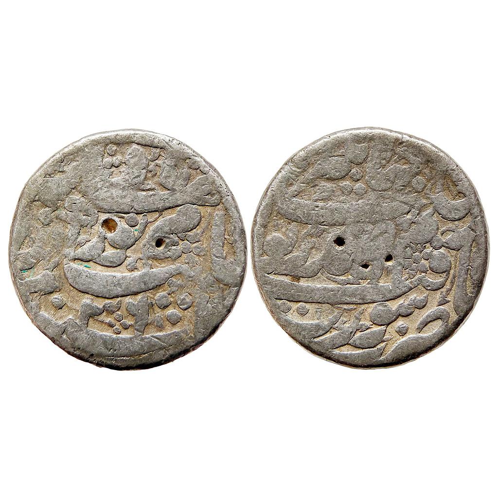 Mughal Nur Jahan Surat Mint Silver Rupee