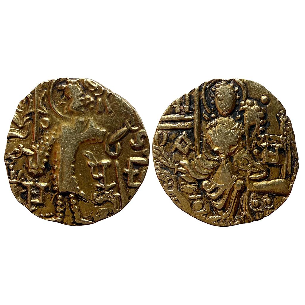 Ancient Kushano-Sassanian Series Peroz III Gold Dinar