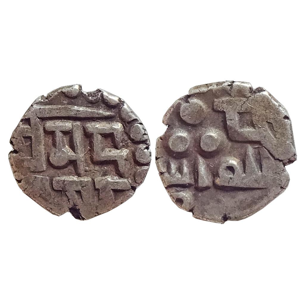 Samid Amirs of Multan, Amir Asad, Silver, Post-reform Bilingual Damma (Qanhari Dirham)