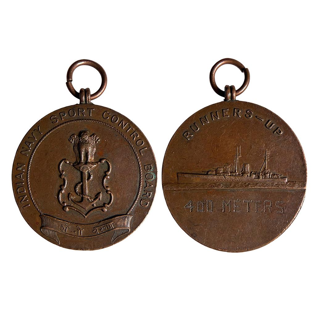 Indian Navy Sport Control Board Runners-UP 400 Meters Bronze Medal