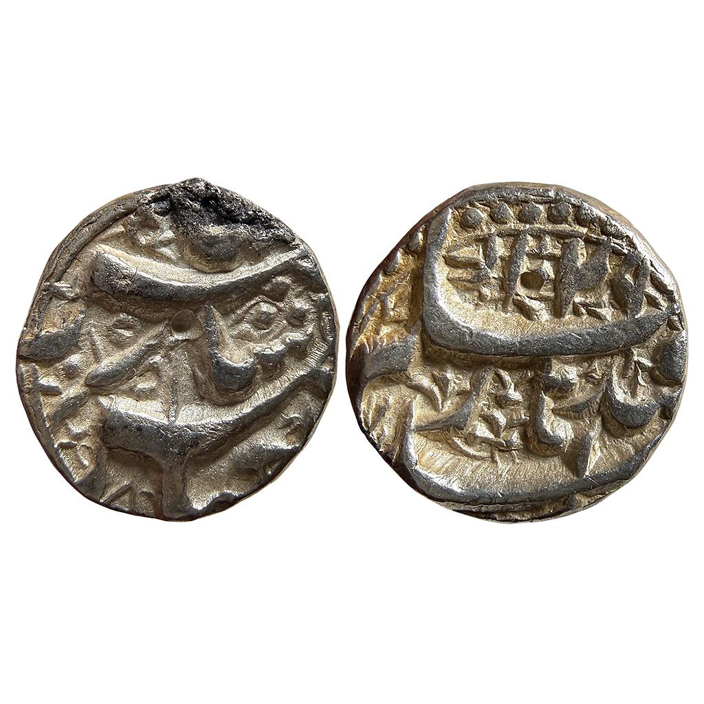 Mughal Jahangir Qandhar Mint Silver Rupee