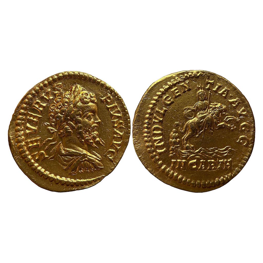 Ancient World Roman Empire Septimius Severus Gold Aureus