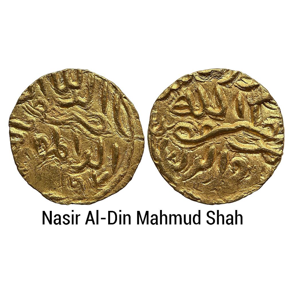 Bengal Sultan Nasir Al-Din Mahmud Shah No Mint Gold Tanka