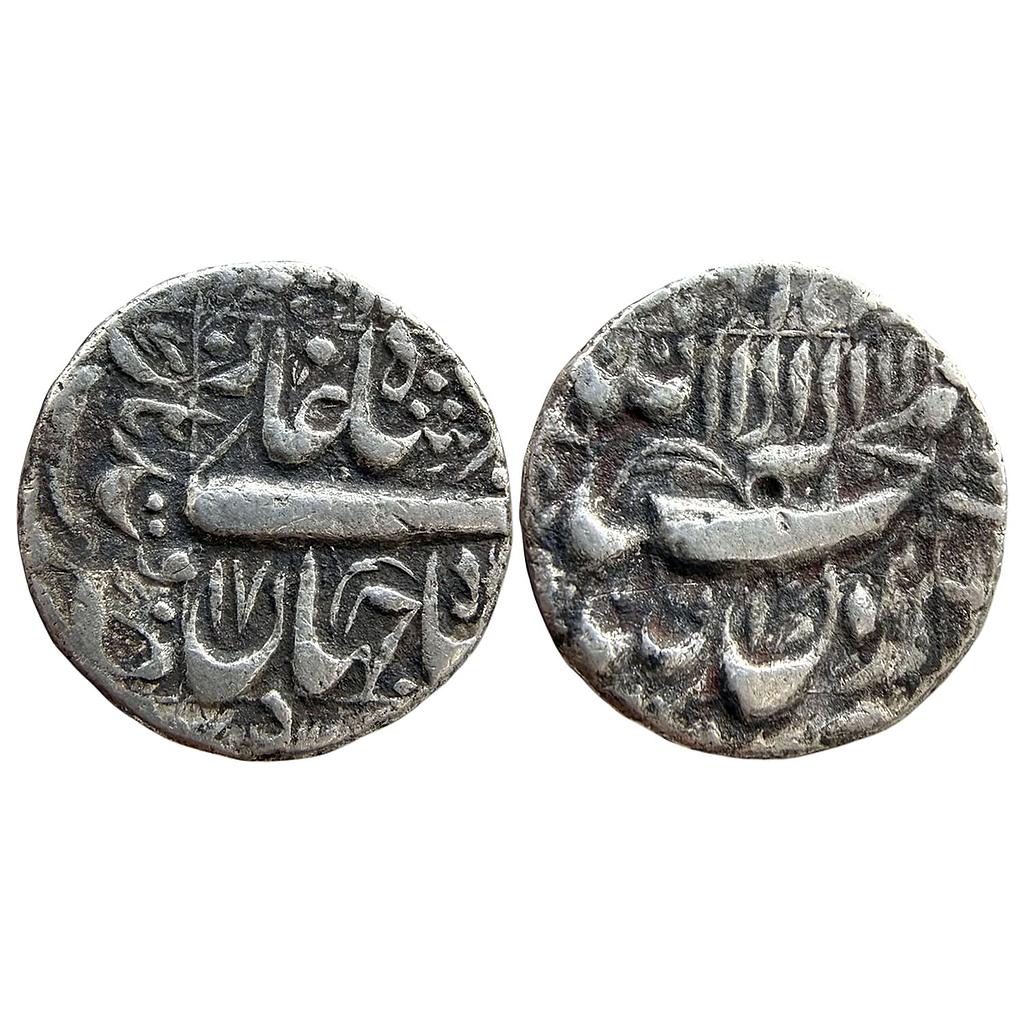 Mughal Aurangzeb Tatta Mint Silver Rupee